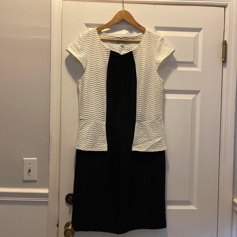 Shelby & Palmer Black and White Pencil Skirt